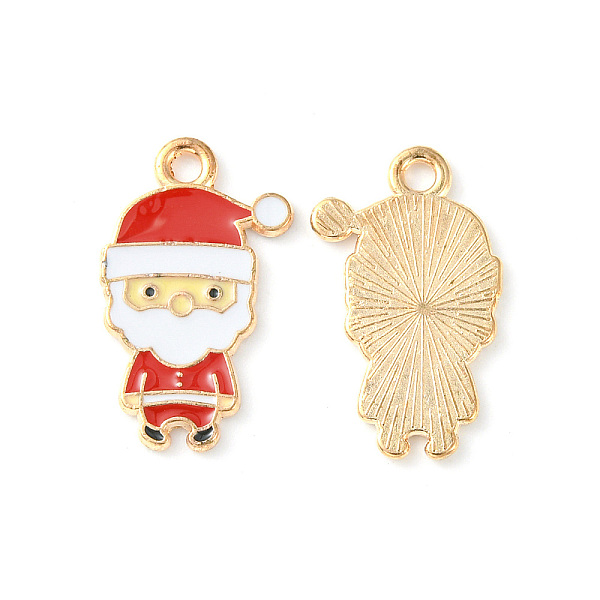 PandaHall Christmas Alloy Enamel Pendants, Light Gold, Santa Claus Charm, Red, 21.5x13x1mm, Hole: 1.8mm Alloy+Enamel Santa Claus Red
PandaHall Christmas Alloy Enamel Pendants, Light Gold, Santa Claus Charm, Red, 21.5x13x1mm, Hole: 1.8mm Alloy+Enamel Santa Claus Red