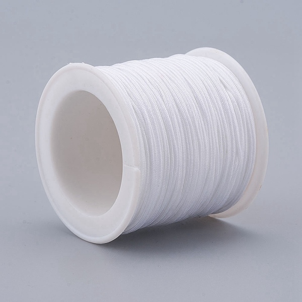 PandaHall Braided Nylon Thread, DIY Material for Jewelry Making, White, 0.8mm, 100yards/roll Nylon White
PandaHall Braided Nylon Thread, DIY Material for Jewelry Making, White, 0.8mm, 100yards/roll Nylon White