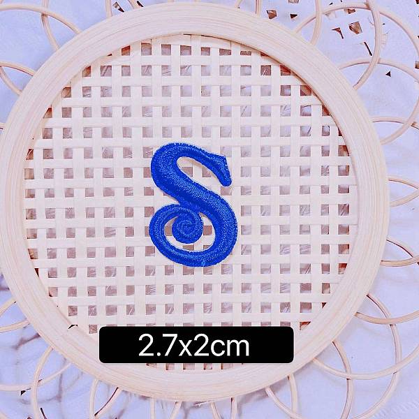PandaHall Computerized Embroidery Cloth Self Adhesive Patches, Stick on Patch, Costume Accessories, Letter, Blue, S:27x20mm Cloth Letter...
PandaHall Computerized Embroidery Cloth Self Adhesive Patches, Stick on Patch, Costume Accessories, Letter, Blue, S:27x20mm Cloth Letter...