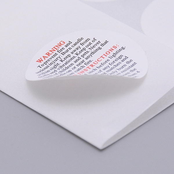 PandaHall Coated Paper Label Stickers, Flat Round, with Word, White, 29.7x20x0.01cm, Stickers: 38.1mm, 28pcs/sheet Paper Word White
PandaHall Coated Paper Label Stickers, Flat Round, with Word, White, 29.7x20x0.01cm, Stickers: 38.1mm, 28pcs/sheet Paper Word White