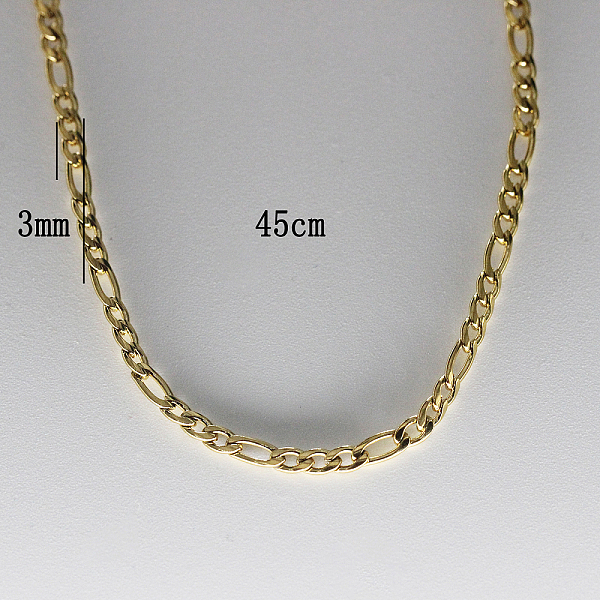 PandaHall Gold-Plated Stainless Steel Curb Chain Necklaces for Women Stainless Steel
PandaHall Gold-Plated Stainless Steel Curb Chain Necklaces for Women Stainless Steel