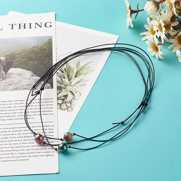 PandaHall Pearl Luster Plated Round Faceted Natural Agate Pendant Necklace, Stone Necklace for Girl Women, Mixed Color, Inner Diameter..., Multicolor
PandaHall Pearl Luster Plated Round Faceted Natural Agate Pendant Necklace, Stone Necklace for Girl Women, Mixed Color, Inner Diameter..., Multicolor
