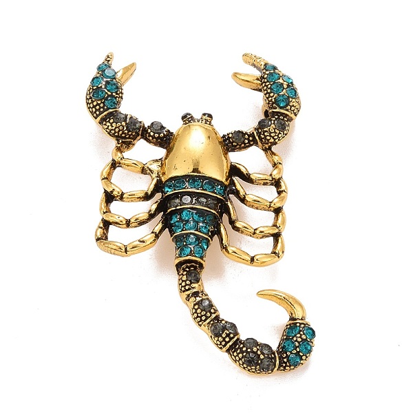 PandaHall Rhinestone Scorpion Badge, Constellation Alloy Lapel Pin for Backpack Clothes, Golden, Colorful, 51x31x6mm, Pin: 0.7mm..., Multicolor
PandaHall Rhinestone Scorpion Badge, Constellation Alloy Lapel Pin for Backpack Clothes, Golden, Colorful, 51x31x6mm, Pin: 0.7mm..., Multicolor