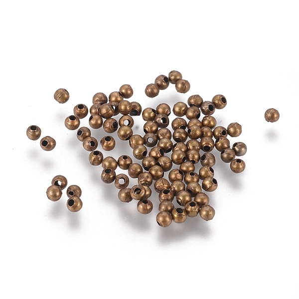 PandaHall Iron Spacer Beads, Nickel Free, Antique Bronze, 2.5x2mm, Hole: 1.2mm Iron Round
PandaHall Iron Spacer Beads, Nickel Free, Antique Bronze, 2.5x2mm, Hole: 1.2mm Iron Round