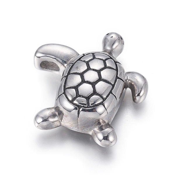 PandaHall Retro 304 Stainless Steel Pendants, Sea Turtle, Antique Silver, 25x22.5x7.5mm, Hole: 4.5x2.5mm 304 Stainless Steel Tortoise
PandaHall Retro 304 Stainless Steel Pendants, Sea Turtle, Antique Silver, 25x22.5x7.5mm, Hole: 4.5x2.5mm 304 Stainless Steel Tortoise