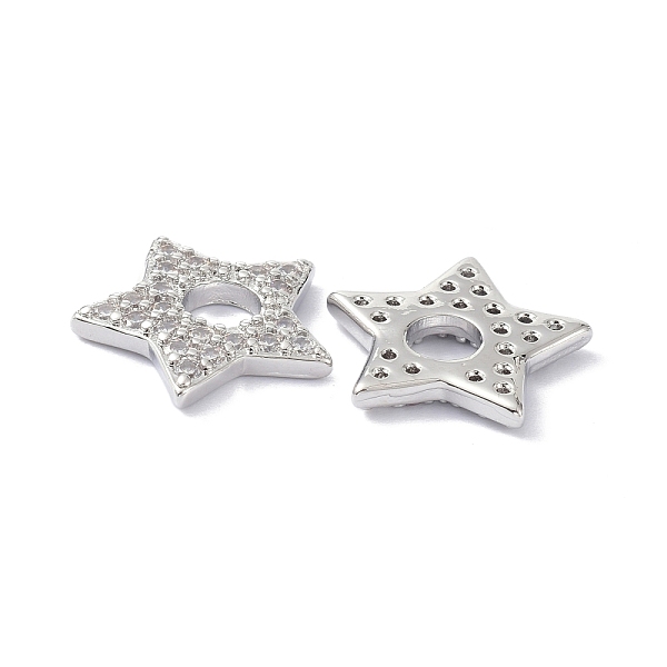 PandaHall Brass Micro Pave Cubic Zirconia Pendants, Long-Lasting Plated, Lead Free & Cadmium Free, Star, Real Platinum Plated..., Clear
PandaHall Brass Micro Pave Cubic Zirconia Pendants, Long-Lasting Plated, Lead Free & Cadmium Free, Star, Real Platinum Plated..., Clear