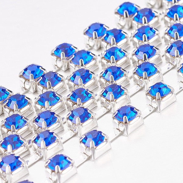 PandaHall Brass Rhinestone Strass Chains, Rhinestone Cup Chain, 1440pcs Rhinestone/bundle, Grade A, Silver Color Plated, Sapphire, 3.5mm...
PandaHall Brass Rhinestone Strass Chains, Rhinestone Cup Chain, 1440pcs Rhinestone/bundle, Grade A, Silver Color Plated, Sapphire, 3.5mm...