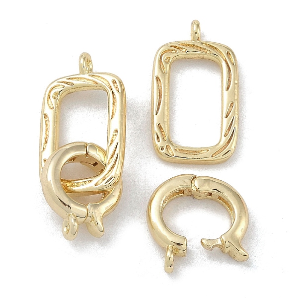 PandaHall Brass Fold Over Clasps, Rectangle, Real 18K Gold Plated, 24mm, Hole: 1.2mm Brass Rectangle
PandaHall Brass Fold Over Clasps, Rectangle, Real 18K Gold Plated, 24mm, Hole: 1.2mm Brass Rectangle