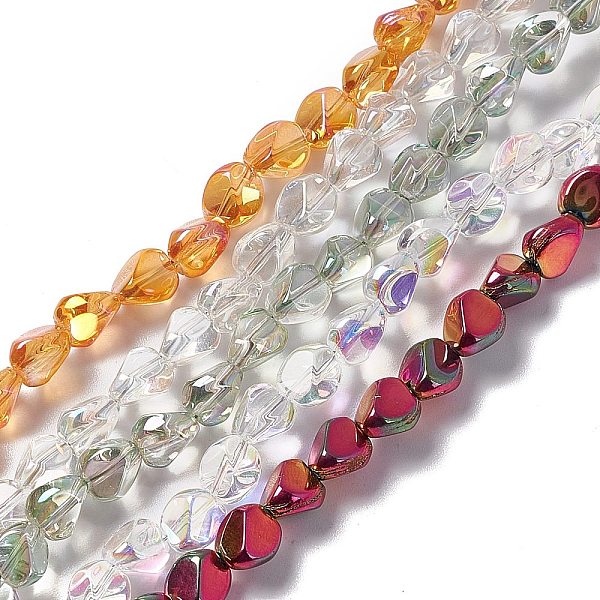 PandaHall Electroplate Glass Beads Strands, Mixed Style, Nuggets, Mixed Color, 7x6.5x6mm, Hole: 0.9mm, about 90pcs/strand, 24.41 inch(62cm)..., Multicolor
PandaHall Electroplate Glass Beads Strands, Mixed Style, Nuggets, Mixed Color, 7x6.5x6mm, Hole: 0.9mm, about 90pcs/strand, 24.41 inch(62cm)..., Multicolor