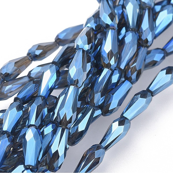 PandaHall Electroplate Transparent Glass Beads Strands, Full Rainbow Plated, Faceted, Faceted, Teardrop, Dodger Blue, 9x4mm, Hole: 0.8mm...
PandaHall Electroplate Transparent Glass Beads Strands, Full Rainbow Plated, Faceted, Faceted, Teardrop, Dodger Blue, 9x4mm, Hole: 0.8mm...