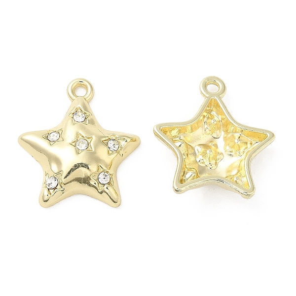 PandaHall Alloy Rhinestone Pendant, Cadmium Free & Nickel Free & Lead Free, Star Charms, Crystal, Golden, 19x17x4.5mm, Hole: 1.6mm..., Clear
PandaHall Alloy Rhinestone Pendant, Cadmium Free & Nickel Free & Lead Free, Star Charms, Crystal, Golden, 19x17x4.5mm, Hole: 1.6mm..., Clear
