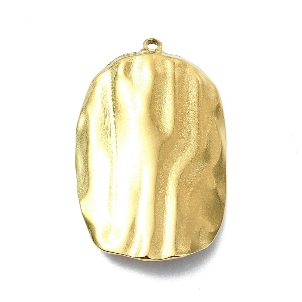 PandaHall Ion Plating(IP) 304 Stainless Steel Pendants, Real 18K Gold Plated, Oval, 39x23.5x2mm, Hole: 1.8mm 304 Stainless Steel Oval
PandaHall Ion Plating(IP) 304 Stainless Steel Pendants, Real 18K Gold Plated, Oval, 39x23.5x2mm, Hole: 1.8mm 304 Stainless Steel Oval