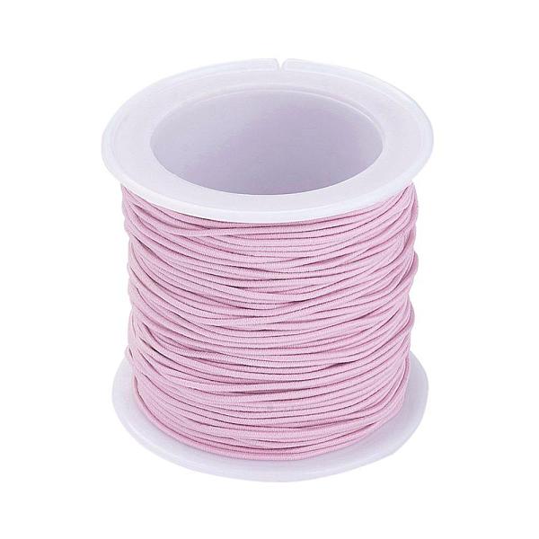 PandaHall Elastic Cord, Pink, 1mm, about 22.96 yards(21m)/roll Elastic Fibre Round Pink
PandaHall Elastic Cord, Pink, 1mm, about 22.96 yards(21m)/roll Elastic Fibre Round Pink