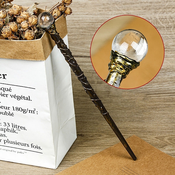 PandaHall Natural Quartz Crystal Magic Wand, Cosplay Magic Wand, with Wood Wand, for Witches and Wizards, 320mm Quartz Crystal
PandaHall Natural Quartz Crystal Magic Wand, Cosplay Magic Wand, with Wood Wand, for Witches and Wizards, 320mm Quartz Crystal