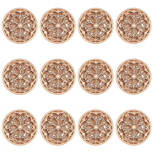 PandaHall CHGCRAFT 12Pcs Hollow Alloy 1-Hole Buttons, for Sewing Crafting, Half Round, Matte Gold Color, 22x12mm, Hole: 2mm Alloy Half Round
PandaHall CHGCRAFT 12Pcs Hollow Alloy 1-Hole Buttons, for Sewing Crafting, Half Round, Matte Gold Color, 22x12mm, Hole: 2mm Alloy Half Round