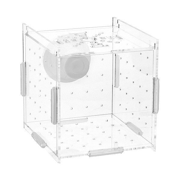 PandaHall Plastic Fish Breeding Box, Fish Spawning Hatching Maternity Room, with Suction Cup, Clear, 100x100x100mm Plastic Clear
PandaHall Plastic Fish Breeding Box, Fish Spawning Hatching Maternity Room, with Suction Cup, Clear, 100x100x100mm Plastic Clear