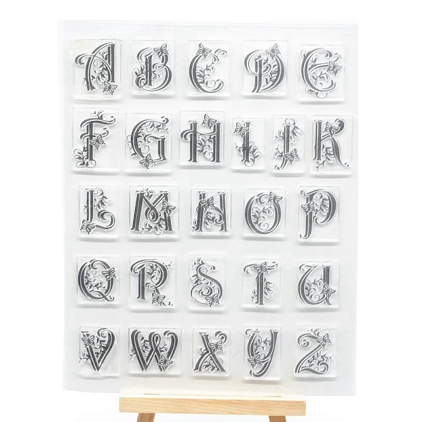 PandaHall Clear Silicone Stamps, for DIY Scrapbooking, Photo Album Decorative, Cards Making, Letter, 180x140mm Silicone Letter A~Z Clear
PandaHall Clear Silicone Stamps, for DIY Scrapbooking, Photo Album Decorative, Cards Making, Letter, 180x140mm Silicone Letter A~Z Clear