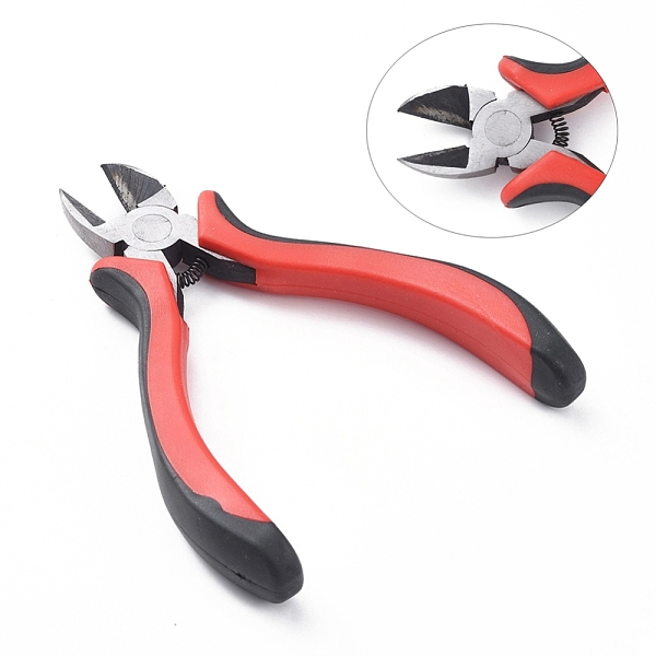 PandaHall Jewelry Pliers, #50 Steel(High Carbon Steel) Side Cutting Pliers, Side Cutter, Red & Black, Gunmetal, 115x60mm Carbon Steel Black
PandaHall Jewelry Pliers, #50 Steel(High Carbon Steel) Side Cutting Pliers, Side Cutter, Red & Black, Gunmetal, 115x60mm Carbon Steel Black