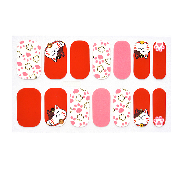 PandaHall Full Cover Nombre Nail Stickers, Self-Adhesive, for Nail Tips Decorations, Red, 24x8mm, 14pcs/sheet Paper Flower Red
PandaHall Full Cover Nombre Nail Stickers, Self-Adhesive, for Nail Tips Decorations, Red, 24x8mm, 14pcs/sheet Paper Flower Red