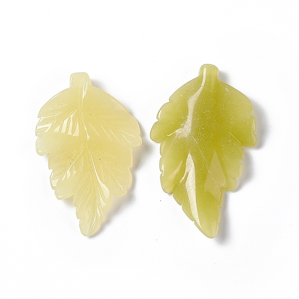 PandaHall Natural Lemon Jade Pendants, Leaf Charms, 41.5x25~26x5mm, Hole: 0.8mm Lemon Jade Leaf
PandaHall Natural Lemon Jade Pendants, Leaf Charms, 41.5x25~26x5mm, Hole: 0.8mm Lemon Jade Leaf