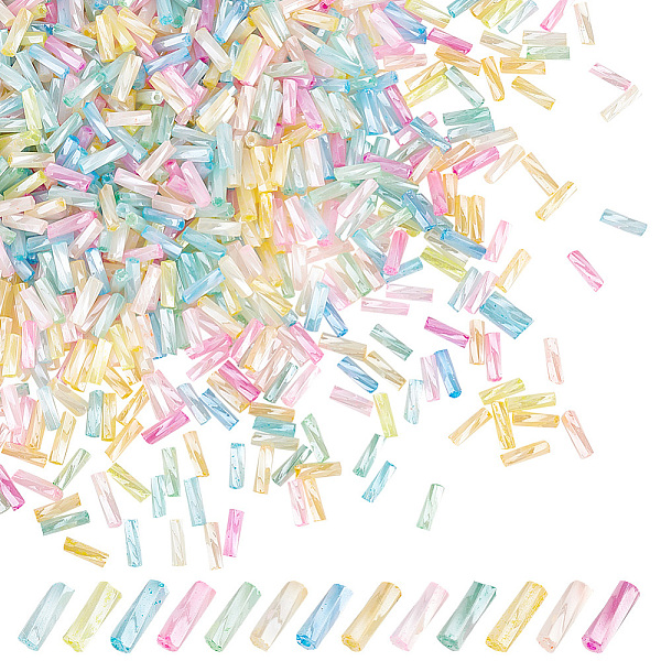 PandaHall PH 1560pcs Colorful Bugle Beads, 13 Colors Seed Beads 6~7x2mm Glass Long Tube Bead Craft Beads Loose Spacer Beads for DIY..., Multicolor
PandaHall PH 1560pcs Colorful Bugle Beads, 13 Colors Seed Beads 6~7x2mm Glass Long Tube Bead Craft Beads Loose Spacer Beads for DIY..., Multicolor