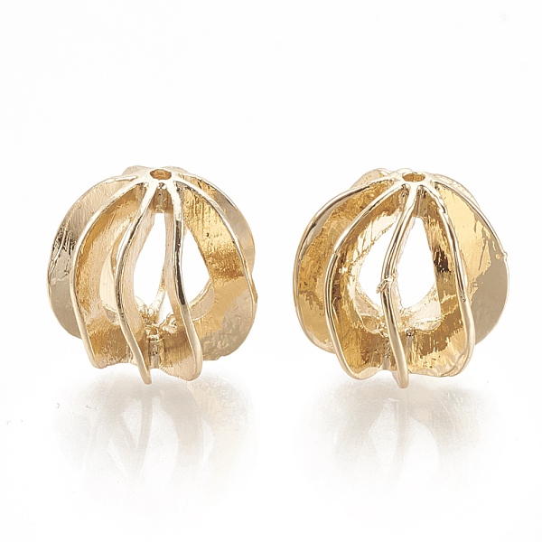 PandaHall Brass Corrugated Beads, Round, Nickel Free, Real 18K Gold Plated, 13.5x13.5x13.5mm, Hole: 1mm Brass Round
PandaHall Brass Corrugated Beads, Round, Nickel Free, Real 18K Gold Plated, 13.5x13.5x13.5mm, Hole: 1mm Brass Round