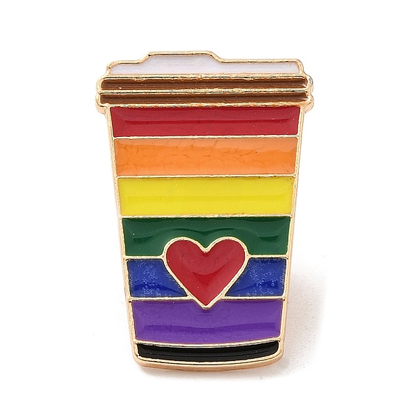 PandaHall Pride Rainbow Theme Enamel Pins, Light Gold Alloy Badge for Backpack Clothes, Colorful, Drink, 25x16.5x1.5mm Alloy+Enamel Drink
PandaHall Pride Rainbow Theme Enamel Pins, Light Gold Alloy Badge for Backpack Clothes, Colorful, Drink, 25x16.5x1.5mm Alloy+Enamel Drink