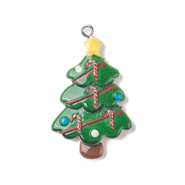 PandaHall Opaque Resin Pendants, Christmas Charms, with Platinum Tone Iron Loops, Christmas Tree, 39.5x23.5x5.5mm, Hole: 1.8mm Iron+Resin...
PandaHall Opaque Resin Pendants, Christmas Charms, with Platinum Tone Iron Loops, Christmas Tree, 39.5x23.5x5.5mm, Hole: 1.8mm Iron+Resin...