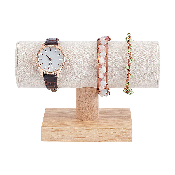 PandaHall T-Shaped Bar Velvet Bracelet Display Stands with Wooden Base, Tabletop Bracelet Organizer Holder, Old Lace, 15.6x6.8x10.5cm Velvet...
PandaHall T-Shaped Bar Velvet Bracelet Display Stands with Wooden Base, Tabletop Bracelet Organizer Holder, Old Lace, 15.6x6.8x10.5cm Velvet...