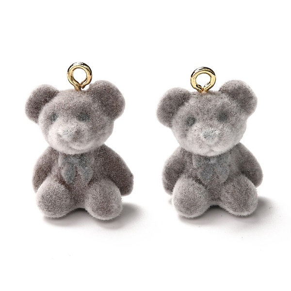 PandaHall Flocky Resin Pendants, with Alloy Findings, Bear, Gray, 22x15x12mm, Hole: 2mm Resin Bear Gray
PandaHall Flocky Resin Pendants, with Alloy Findings, Bear, Gray, 22x15x12mm, Hole: 2mm Resin Bear Gray