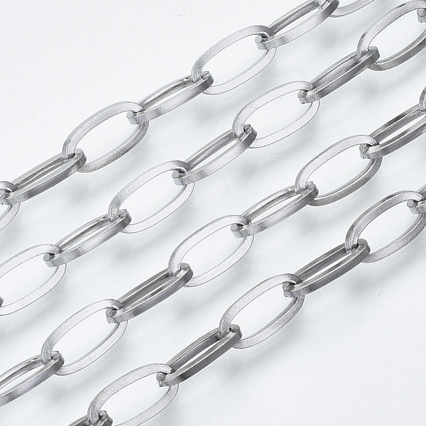 PandaHall 304 Stainless Steel Chains, Cable Chains, with Spool, Unwelded, Stainless Steel Color, 10x5x1mm, about 82.02 Feet(25m)/roll 304...
PandaHall 304 Stainless Steel Chains, Cable Chains, with Spool, Unwelded, Stainless Steel Color, 10x5x1mm, about 82.02 Feet(25m)/roll 304...