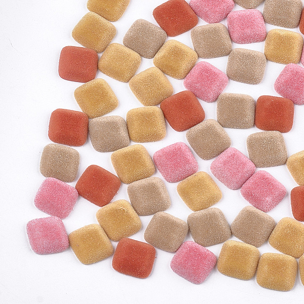 PandaHall Flocky Resin Cabochons, Square, Mixed Color, 15.5x15.5x5mm Resin Square Multicolor
PandaHall Flocky Resin Cabochons, Square, Mixed Color, 15.5x15.5x5mm Resin Square Multicolor