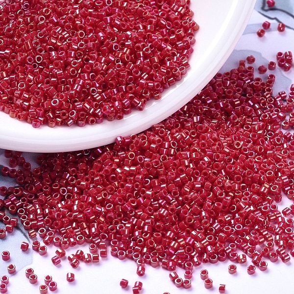 PandaHall MIYUKI Delica Beads, Cylinder, Japanese Seed Beads, 11/0, (DB0214) Opaque Red Luster, 1.3x1.6mm, Hole: 0.8mm, about 2000pcs/bottle...
PandaHall MIYUKI Delica Beads, Cylinder, Japanese Seed Beads, 11/0, (DB0214) Opaque Red Luster, 1.3x1.6mm, Hole: 0.8mm, about 2000pcs/bottle...