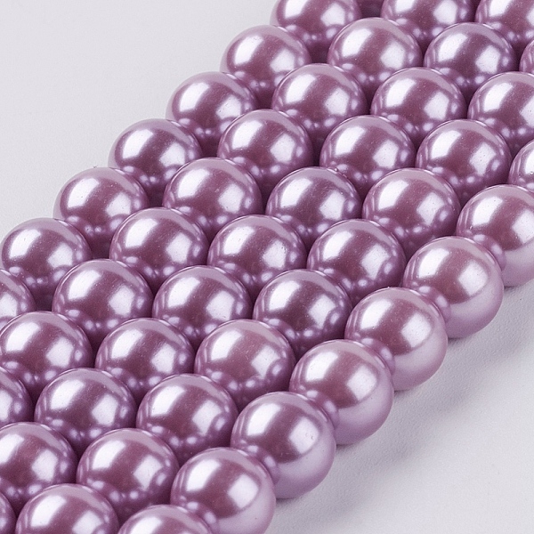 PandaHall Eco-Friendly Dyed Glass Pearl Round Beads Strands, Grade A, Cotton Cord Threaded, Violet, 8mm, Hole: 0.7~1.1mm, about 52pcs/strand..., Purple
PandaHall Eco-Friendly Dyed Glass Pearl Round Beads Strands, Grade A, Cotton Cord Threaded, Violet, 8mm, Hole: 0.7~1.1mm, about 52pcs/strand..., Purple