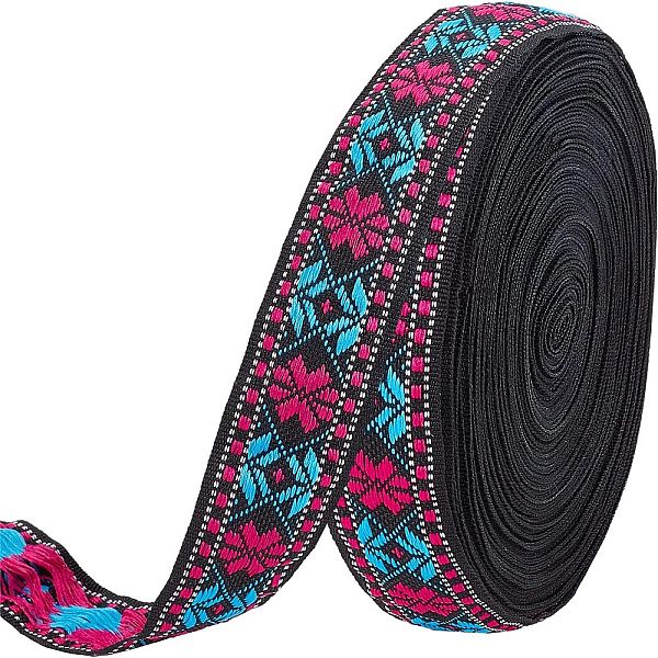 PandaHall FINGERINSPIRE 20 Yards/18.3m Purple Blue Vintage Jacquard Ribbon 30mm Rhombus Flower Leaves Pattern Embroidered Woven Trim Ethnic...
PandaHall FINGERINSPIRE 20 Yards/18.3m Purple Blue Vintage Jacquard Ribbon 30mm Rhombus Flower Leaves Pattern Embroidered Woven Trim Ethnic...