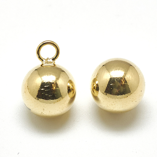 PandaHall Brass Charms, Round, Real 18K Gold Plated, 14x10mm, Hole: 2mm Brass Round
PandaHall Brass Charms, Round, Real 18K Gold Plated, 14x10mm, Hole: 2mm Brass Round