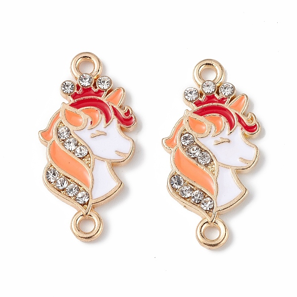 PandaHall Alloy Enamel Connector Charms, Unicorn Links with Crystal Rhinestone, Light Gold, Cadmium Free & Nickel Free & Lead Free, Sandy..., Clear
PandaHall Alloy Enamel Connector Charms, Unicorn Links with Crystal Rhinestone, Light Gold, Cadmium Free & Nickel Free & Lead Free, Sandy..., Clear