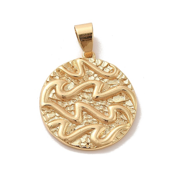PandaHall Real 18K Gold Plated Zodiac Theme Brass Pendants, Aquarius, 22.5~23x20.5~21x2~3mm, Hole: 6x4mm Brass Aquarius
PandaHall Real 18K Gold Plated Zodiac Theme Brass Pendants, Aquarius, 22.5~23x20.5~21x2~3mm, Hole: 6x4mm Brass Aquarius