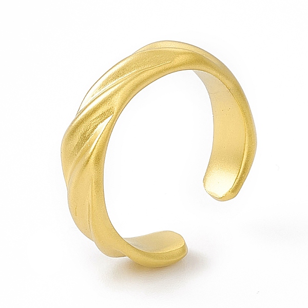 PandaHall Ion Plating(IP) 304 Stainless Steel Open Cuff Ring for Women, Round, Matte Gold Color, US Size 5 3/4, 5mm, Inner Diameter: 16.3mm...
PandaHall Ion Plating(IP) 304 Stainless Steel Open Cuff Ring for Women, Round, Matte Gold Color, US Size 5 3/4, 5mm, Inner Diameter: 16.3mm...