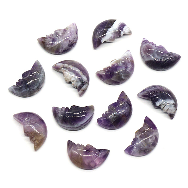 PandaHall Carveing Face Crescent Moon Natural Amethyst Display Decorations, Home Decoration, 26x15x7mm Amethyst Moon
PandaHall Carveing Face Crescent Moon Natural Amethyst Display Decorations, Home Decoration, 26x15x7mm Amethyst Moon