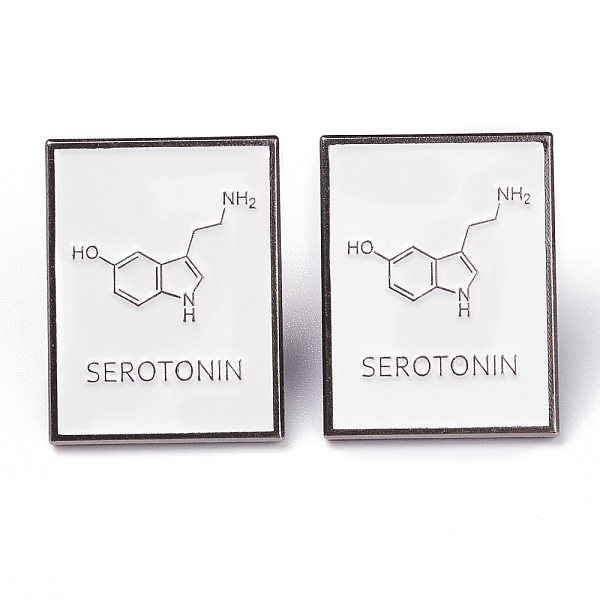 PandaHall Alloy Enamel Brooches, Enamel Pin, for Teachers Students, with Plastic Clutches, Rectangle with Chemical Equation, Platinum, White...
PandaHall Alloy Enamel Brooches, Enamel Pin, for Teachers Students, with Plastic Clutches, Rectangle with Chemical Equation, Platinum, White...