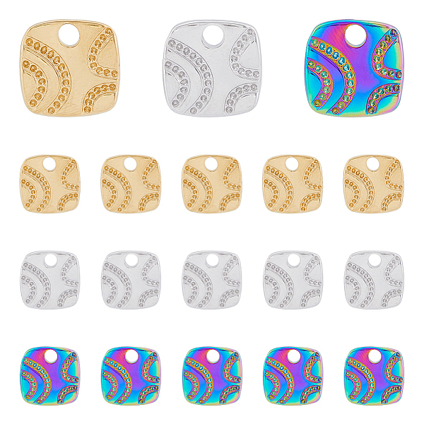 PandaHall DICOSMETIC 18Pcs 3 Colors 304 Stainless Steel Pendant Rhinestone Settings, Square, Mixed Color, Fit For 0.7mm Rhinestone...
PandaHall DICOSMETIC 18Pcs 3 Colors 304 Stainless Steel Pendant Rhinestone Settings, Square, Mixed Color, Fit For 0.7mm Rhinestone...