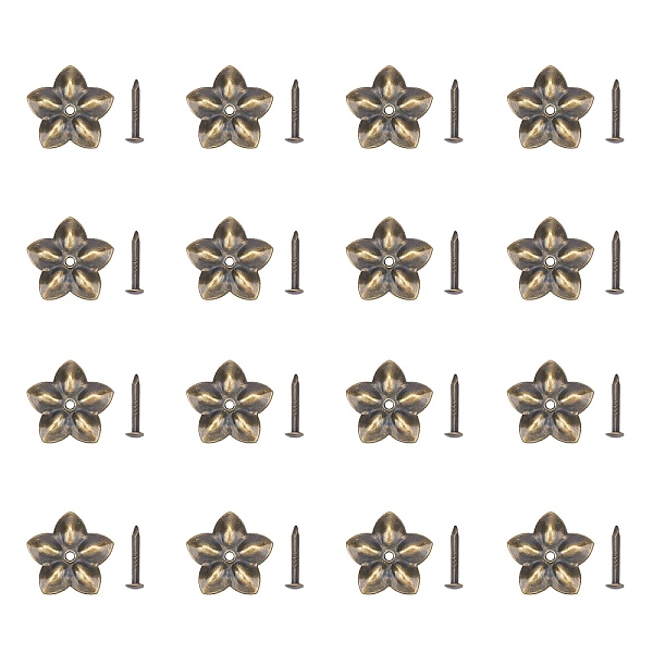 PandaHall Iron Nails, Sofa Foam Nails, for Furniture Decoration, Antique Bronze, 22.2x23x3mm, Hole: 2mm, Nails: 9.7x2.5mm, 50sets/box Iron
PandaHall Iron Nails, Sofa Foam Nails, for Furniture Decoration, Antique Bronze, 22.2x23x3mm, Hole: 2mm, Nails: 9.7x2.5mm, 50sets/box Iron