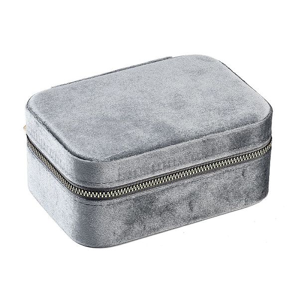 PandaHall Italian Velvet Double Layers Jewelry Set Storage Zipper Boxes with Mirror Inside, Rectangle Jewelry Organizer Case for Earrings...
PandaHall Italian Velvet Double Layers Jewelry Set Storage Zipper Boxes with Mirror Inside, Rectangle Jewelry Organizer Case for Earrings...