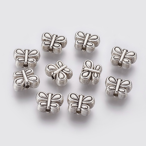 PandaHall Tibetan Style Alloy Beads, Cadmium Free & Lead Free, Butterfly, Antique Silver, about 10.5mm long, 8mm wide, 4.5mm thick, hole...
PandaHall Tibetan Style Alloy Beads, Cadmium Free & Lead Free, Butterfly, Antique Silver, about 10.5mm long, 8mm wide, 4.5mm thick, hole...