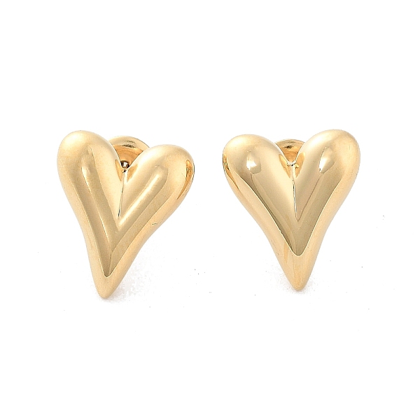PandaHall 304 Stainless Steel Stud Earrings, Heart, Real 14K Gold Plated, 14x12mm 304 Stainless Steel Heart
PandaHall 304 Stainless Steel Stud Earrings, Heart, Real 14K Gold Plated, 14x12mm 304 Stainless Steel Heart