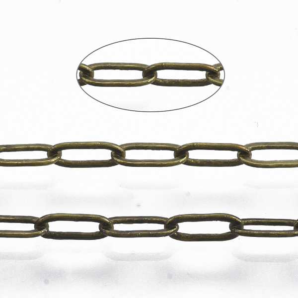 PandaHall Brass Paperclip Chains, Flat Oval, Drawn Elongated Cable Chains, Soldered, with Spool, Cadmium Free & Nickel Free & Lead Free...
PandaHall Brass Paperclip Chains, Flat Oval, Drawn Elongated Cable Chains, Soldered, with Spool, Cadmium Free & Nickel Free & Lead Free...
