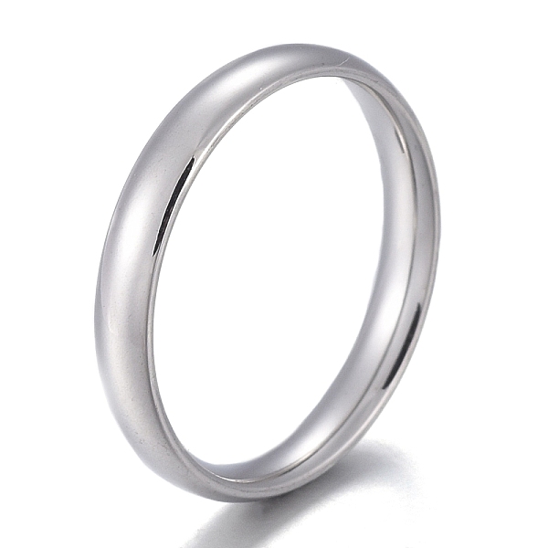 PandaHall 304 Stainless Steel Flat Plain Band Rings, Stainless Steel Color, Size 5~12, Inner Diameter: 15~22mm, 3mm 304 Stainless Steel
PandaHall 304 Stainless Steel Flat Plain Band Rings, Stainless Steel Color, Size 5~12, Inner Diameter: 15~22mm, 3mm 304 Stainless Steel
