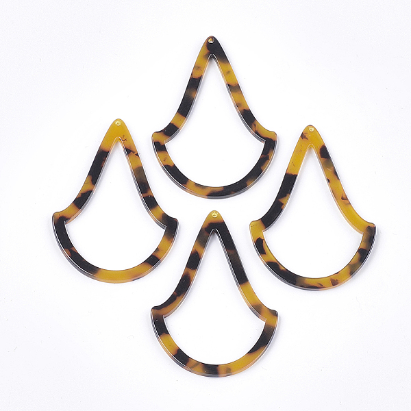 PandaHall Cellulose Acetate(Resin) Big Pendants, Leopard Print, Teardrop, Goldenrod, 61x42x2.5mm, Hole: 1.4mm Cellulose Acetate Teardrop..., Gold
PandaHall Cellulose Acetate(Resin) Big Pendants, Leopard Print, Teardrop, Goldenrod, 61x42x2.5mm, Hole: 1.4mm Cellulose Acetate Teardrop..., Gold