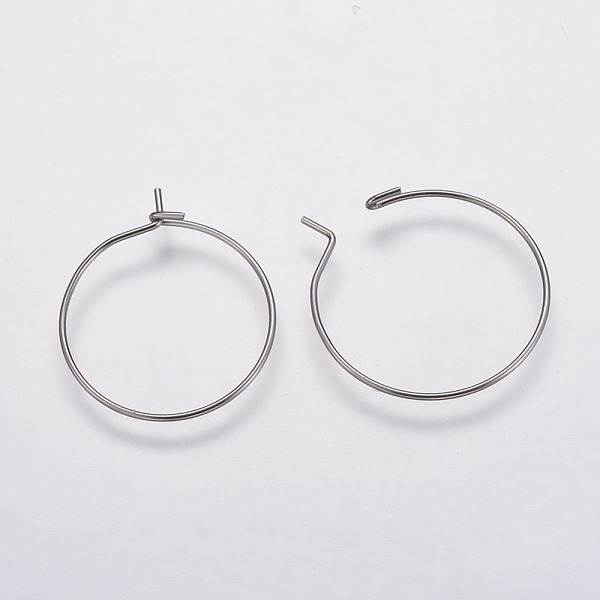 PandaHall 316 Surgical Stainless Steel Hoop Earrings Findings, Wine Glass Charms Findings, Stainless Steel Color, 21 Gauge, 20x0.7mm, Inner...
PandaHall 316 Surgical Stainless Steel Hoop Earrings Findings, Wine Glass Charms Findings, Stainless Steel Color, 21 Gauge, 20x0.7mm, Inner...